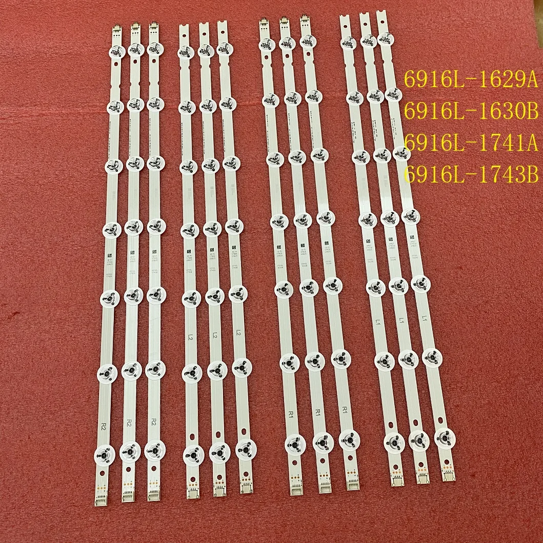 12 шт./компл. светодиодный подсветка полосы для LG 55LB677V 55LB679V 55LB7200 55LB700V 55LB676V LC550DUH PG F1