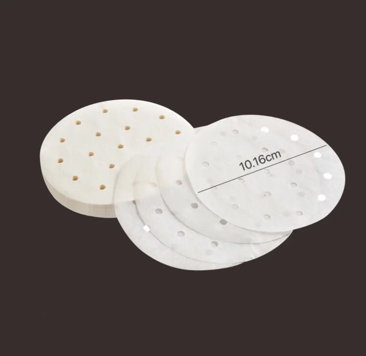 Круглая Пароварка одноразовая антипригарная двухсторонняя силиконовая бумага