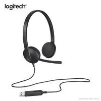 new logitech h340 usb computer headset microphone for windows macos chromeos