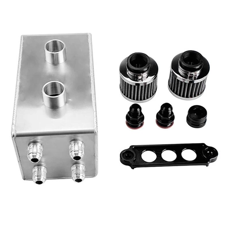 

Oil Catch Can Breather Tank With AN10 Interface For Honda Civic Integra EK EG DC Car Modification