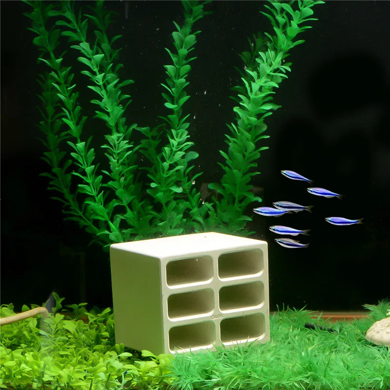 Белое керамическое укрытие украшение для аквариума Amano креветок Cichlid Pleco нереста