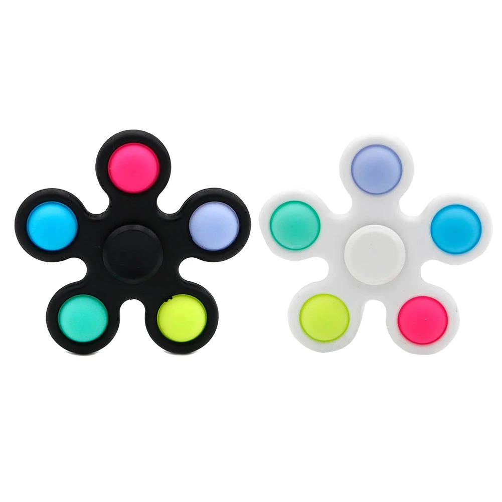 

Детский простой зажим для пальцев, гироскоп, брелок с пузырьками, сенсорная игрушка для пальцев, антистресс, расслабляющий фиджет, брелок
