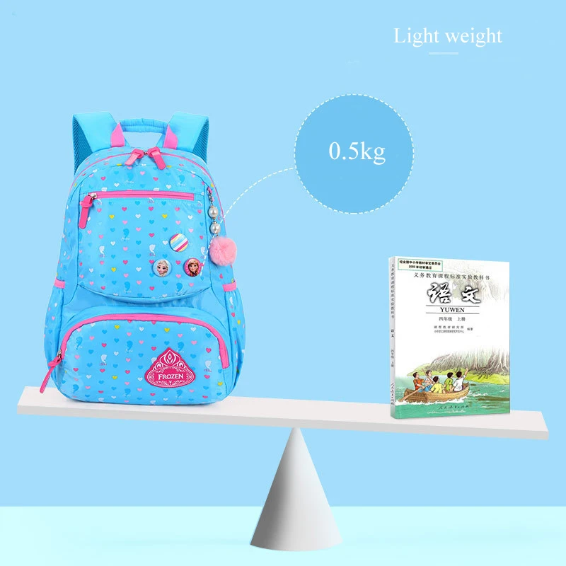 

Cartoon style school bags for girls cute large capacity school backpack kids Mochila widen shoulder strip comfortable strip