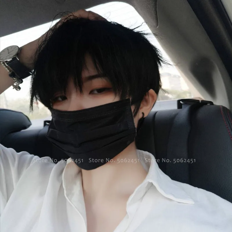 Японский аниме рыцарь принц Косплей Air челка парик корейский стиль мужчины