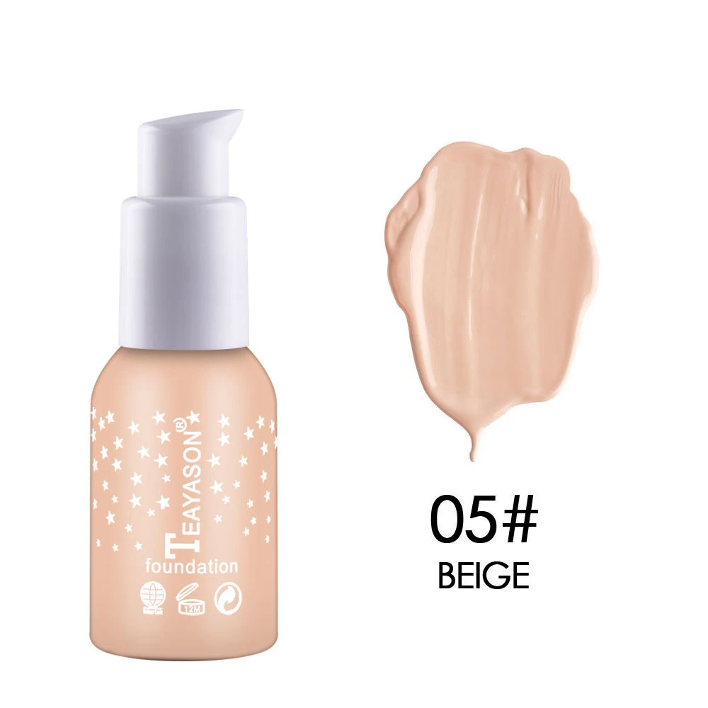 Foundation Concealer Liquid Moisturizing Waterproof Oil Control Whitening Brightening Skin 30mlTSLM2 | Красота и здоровье