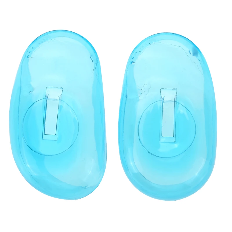 2 шт./пара Универсальный прозрачный силиконовое покрытие для уха щит окрашивания