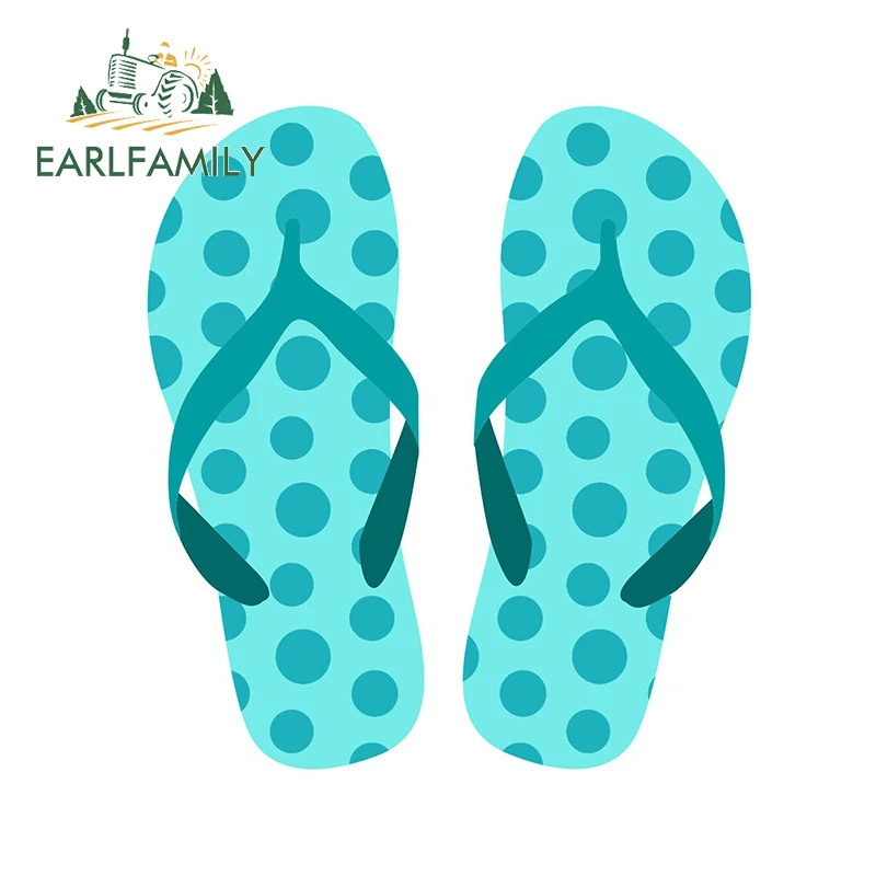 EARLFAMILY 13 см x 11 7 для розовых цветов шлепанцы забавные автомобильные наклейки аниме