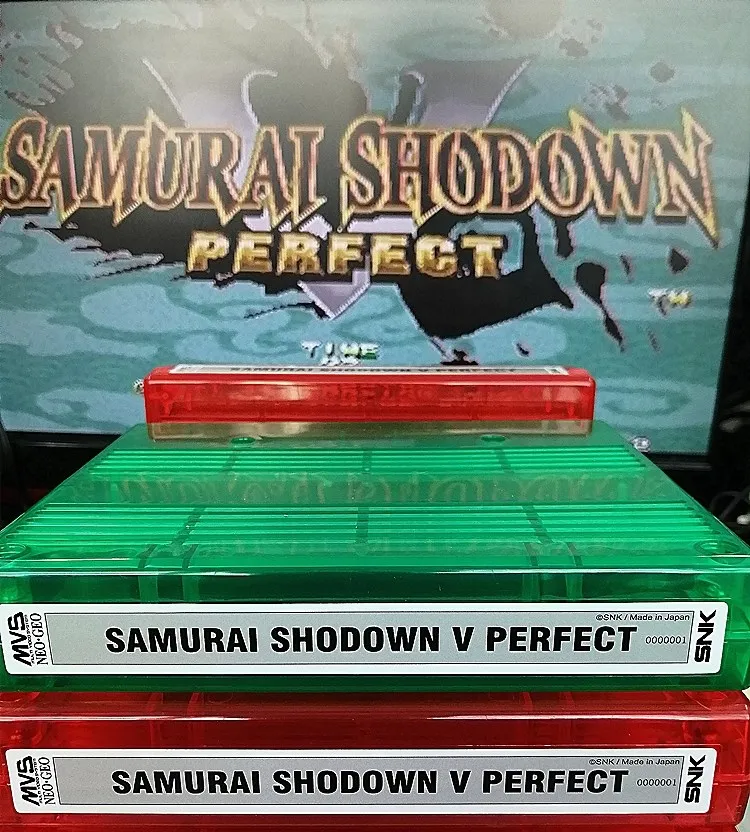 SNK MVS Card Samurai shodown v perfect cartridge motherboard work with no modified original NEOGEO