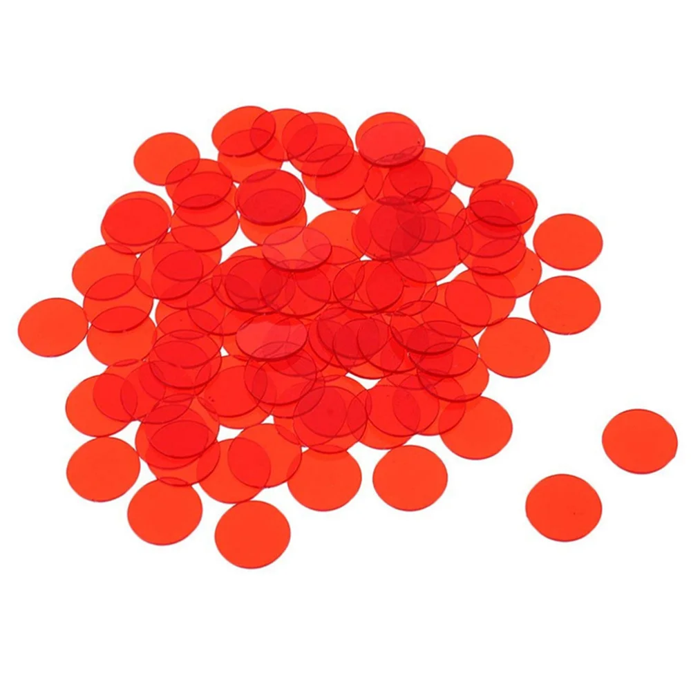 

300pcs Tokens Pro Count Bingo Chips Markers for Bingo Game Cards Game Accessories (Blue + Red + Yellow + Green + Purple