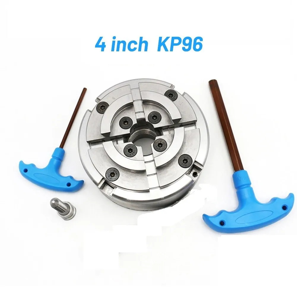 

4inch 4 Jaw Self Centering Lathe Chuck 1\\\"x8TPI Thread Wood Turning Chuck Tool