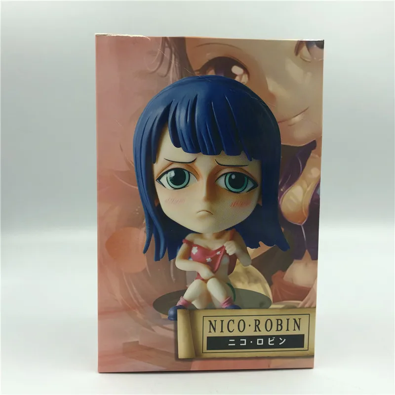 Милая привлекательная сидячая девушка Нико Робин из аниме Ver. ПВХ фигурки героев