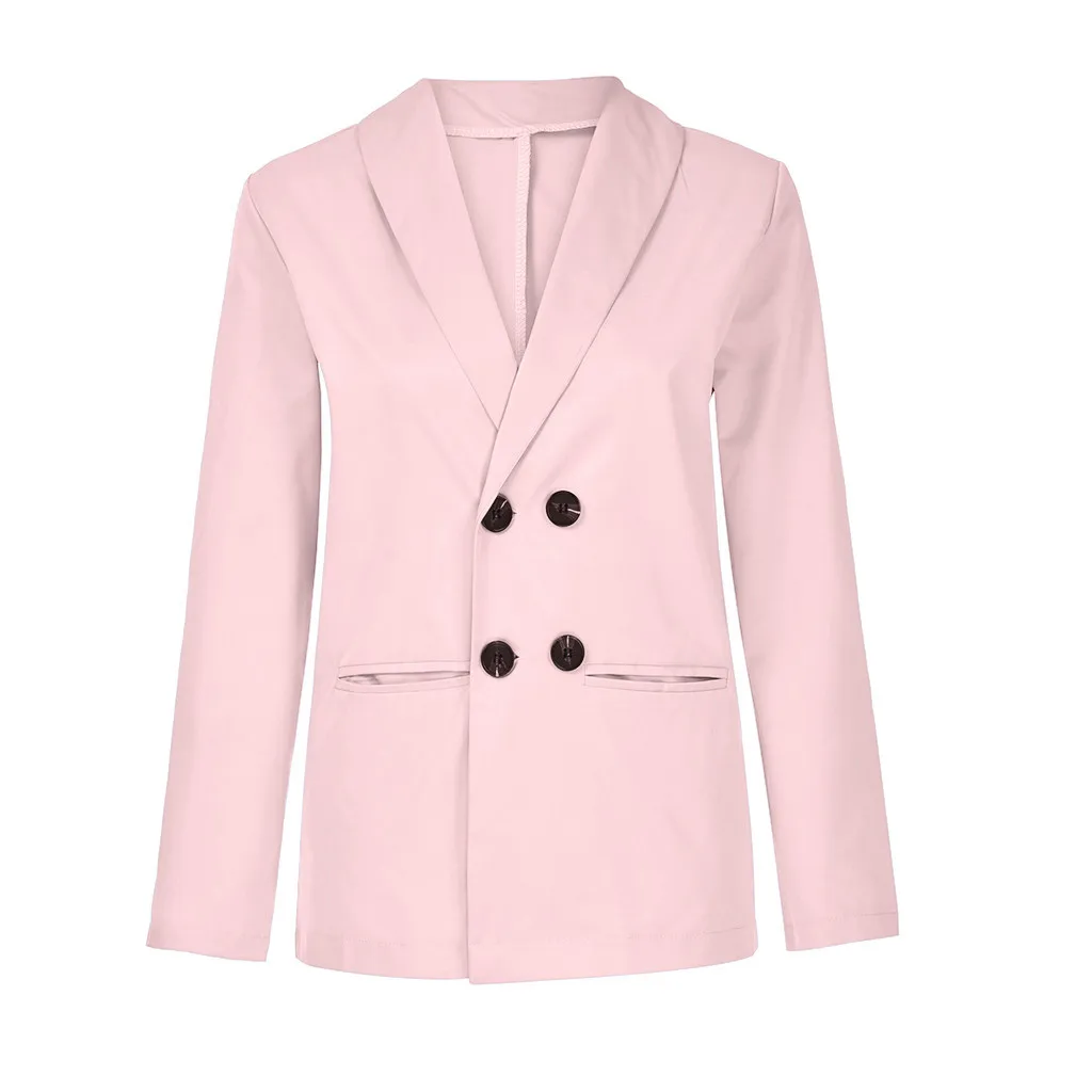 Женская верхняя одежда Пальто Куртки Модные Женские однотонные рубашки с