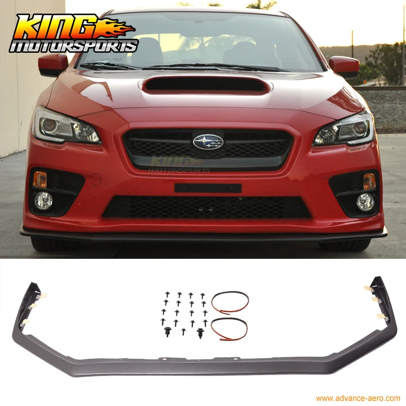 Подходит для 15 19 Subaru Impreza WRX STI V Limited Style передний бампер OEM текстура CF Look ABS|front bumper