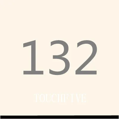 TOUCHFIVE 168 цветов одиночные художественные маркеры Кисть ручка эскиз на спиртовой основе маркеры двойная головка манга ручки для рисования товары для рукоделия - Цвет: 132-milky white