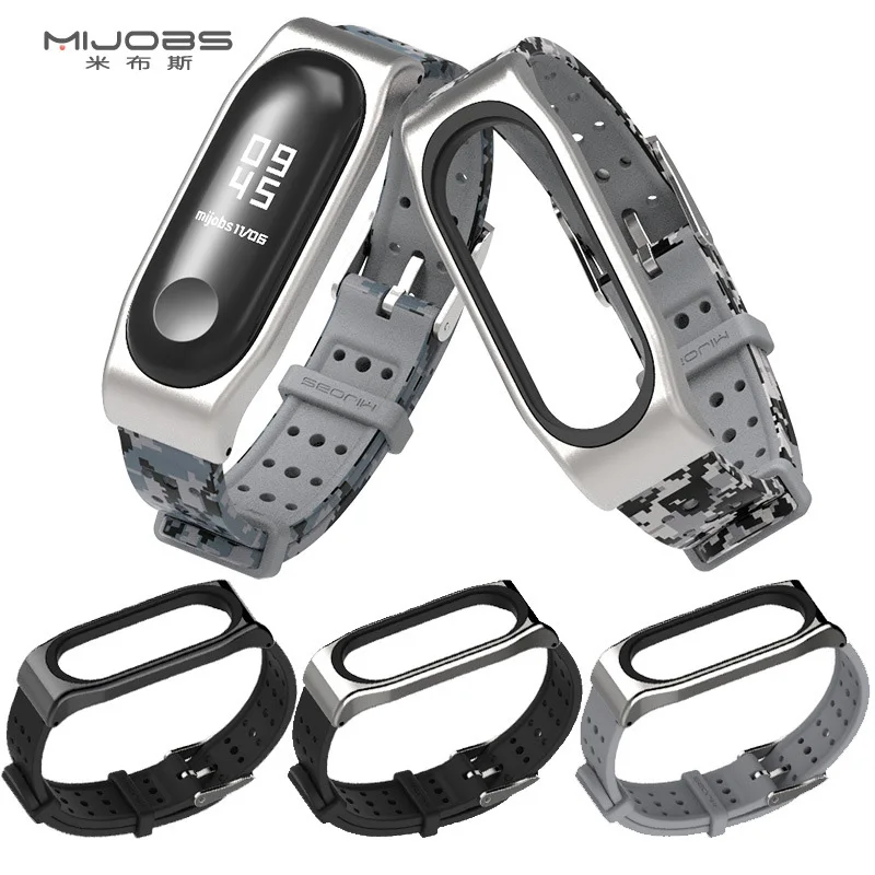Силиконовый ремешок Mijobs для Xiaomi mi Band 3 браслета Mi Смарт часы 3|Смарт-аксессуары| |
