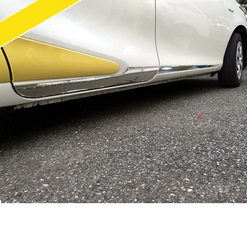 Lsrtw2017 автомобильные молдинги на Кузов для Toyota Sienta 2015 2016 2017 2018 2019 XP170 аксессуары