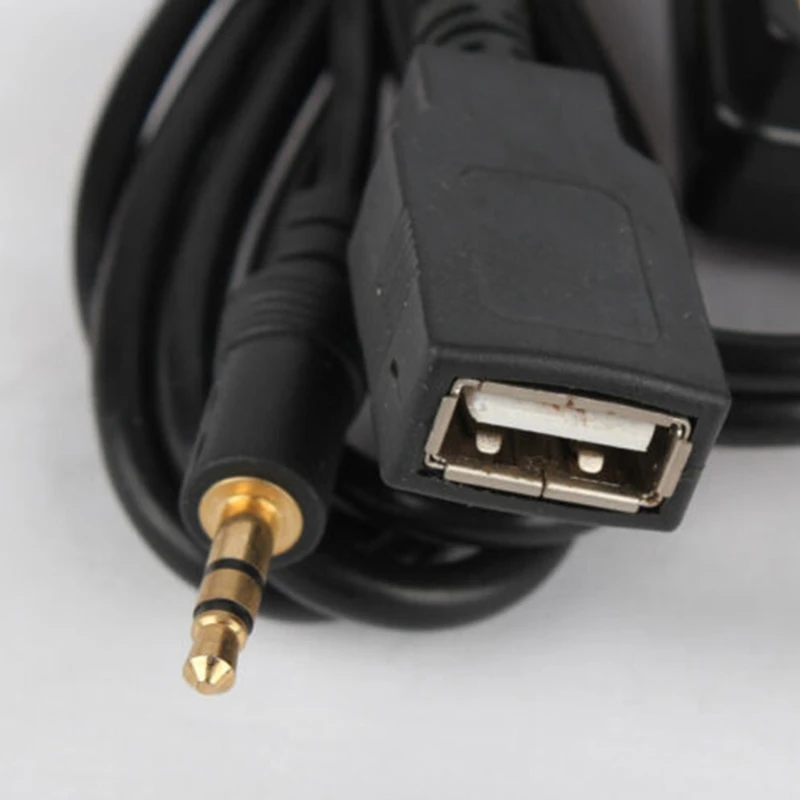 Автомобильный адаптер C D MP3 аудио интерфейс Aux USB преобразователь 12 контактов