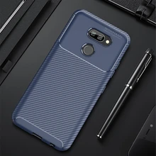 For LG K20 K40S Q70 Case Shockproof Soft TPU Phone Protection Back Cover for V60 V60ThinQ K61 Coque Bags