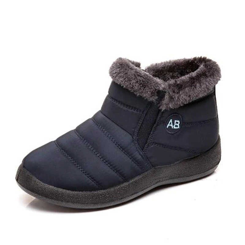 New Women Winter Snow Shoes Snow Boots Warm Plush Antiskid Bottom Thermal Waterproof women Ski Boots Size 35-43 C418