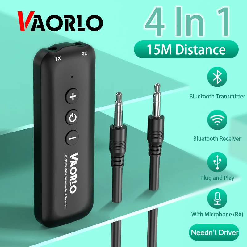 ZF 360B 4 в 1 Bluetooth 5 0 приемник аудиопередатчика USB 3 мм AUX RCA разъем низкая задержка