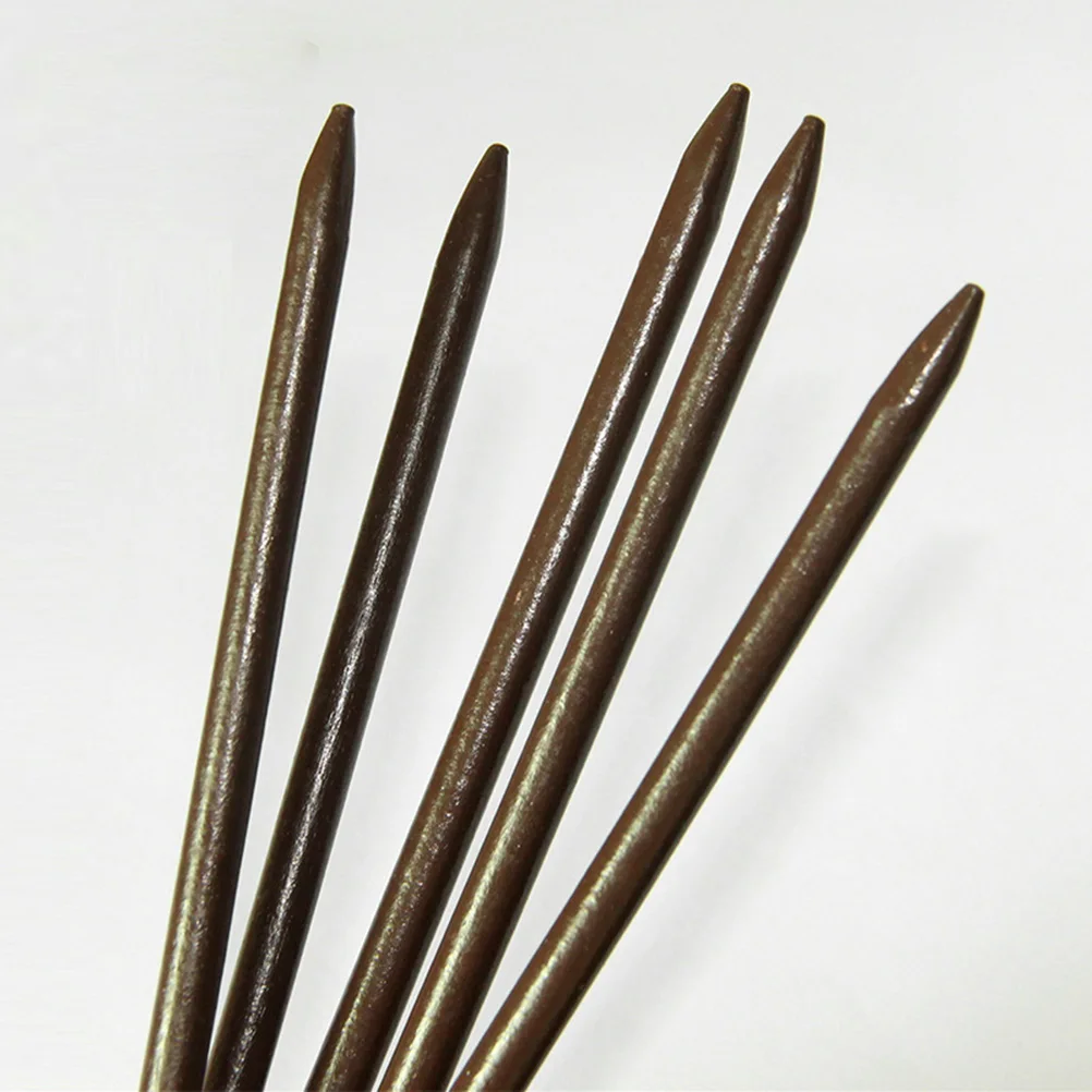 Деревянные шпильки для волос 5 шт./компл. прямые заостренные натуральные палочки