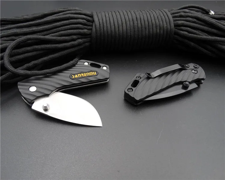 Sanrenmu 4059 портативный EDC Складной карманный нож с зажимом для ремня для кемпинга путешествий и выживания