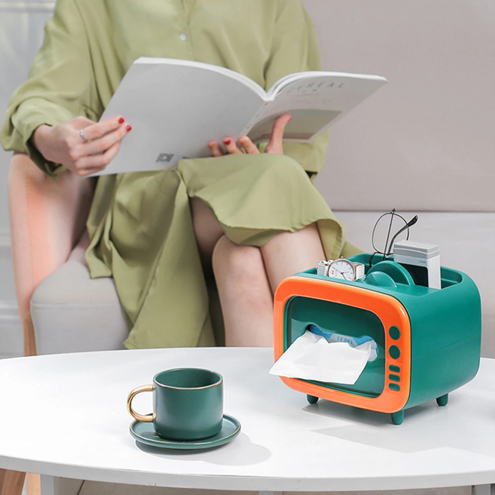 

Tissue Box living Room Iight Iuxury Multifunctional Creative Style Home Cute Desktop Storage Box Pumping Box