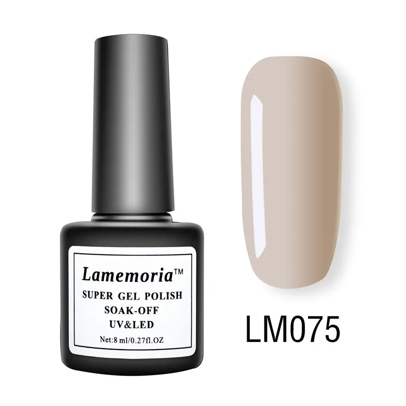 LM-75 Lamemoria лак для ногтей гель Vernis Перманентный стойкий УФ 36 цветов гель для маникюра праймер верхнее покрытие блеск для ногтей - Цвет: LM-75