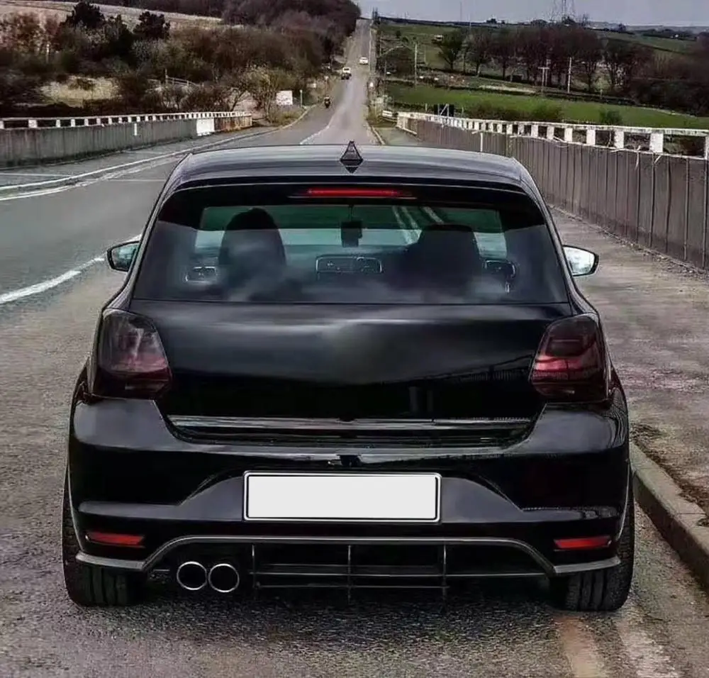 Задний спойлер для Polo GTI отделка плавников акул чехол Volkswagen VW 2015 2016 2017 2018 защита