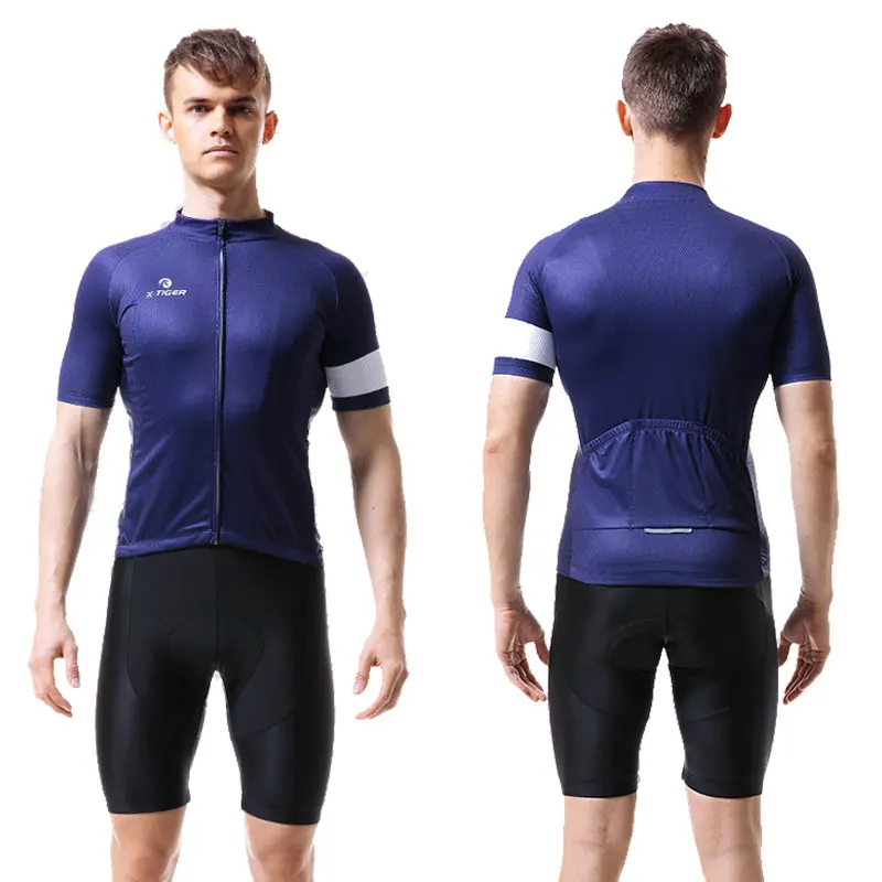 Комплект одежды X-Tiger мужской из Джерси рубашка с коротким рукавом и шорты дышащая