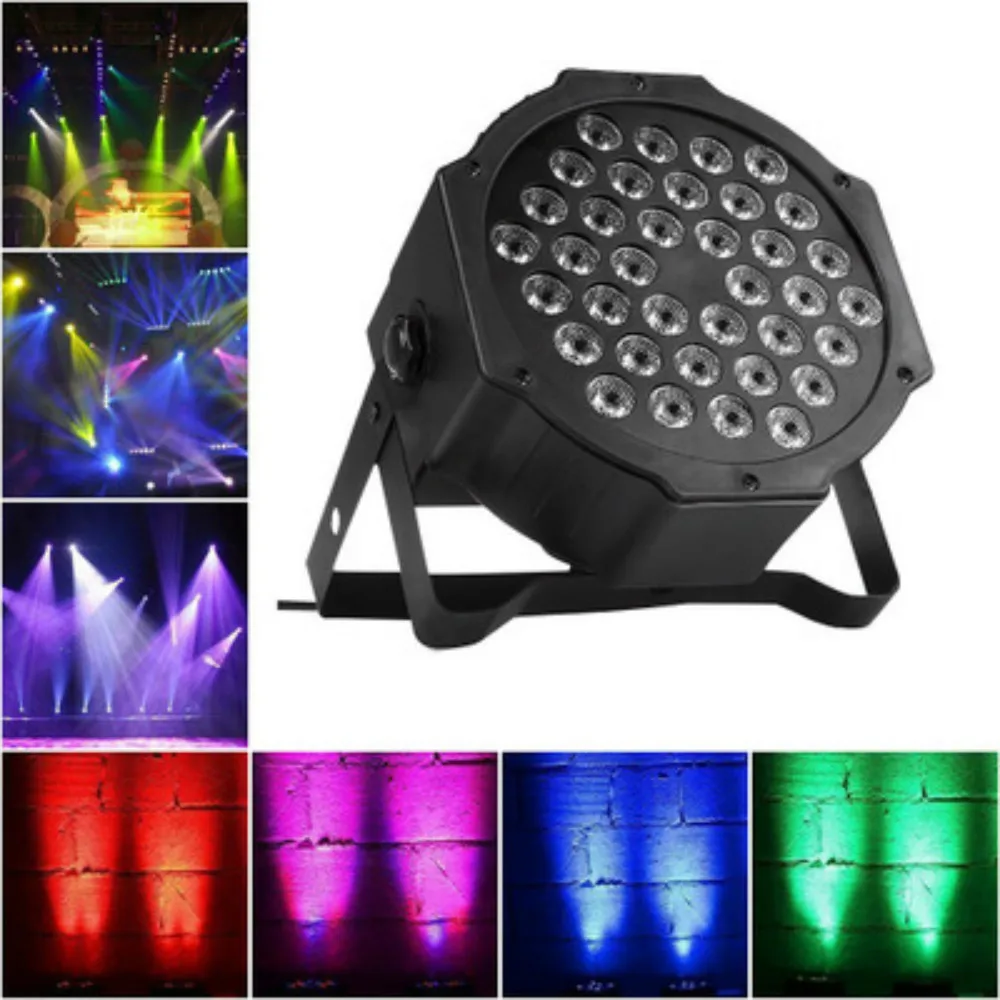 Светодиодный Par Светильник s DJ светодиодный RGBW 36x 3W RGB моющийся диско светильник DMX