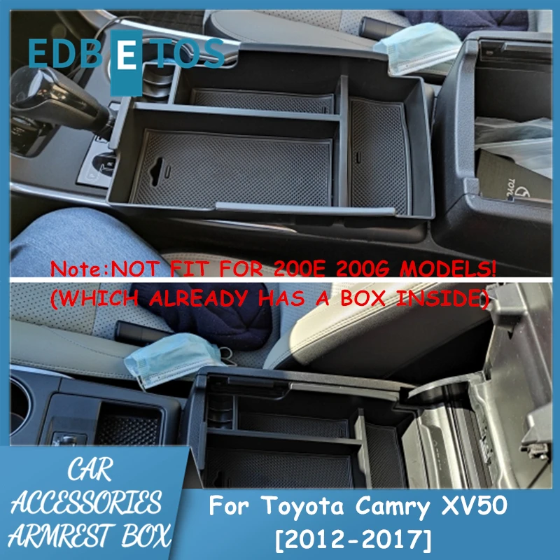 Центральный подлокотник ящик для Toyota Camry XV50 2012 2017 и XV60 2018 2021 леворульных