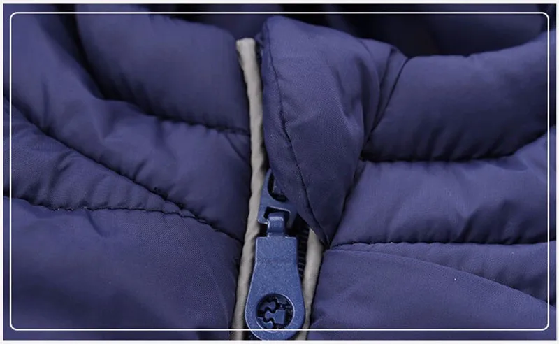 Куртка с капюшоном для мальчиков теплая хлопковая куртка мехом и Осень зима