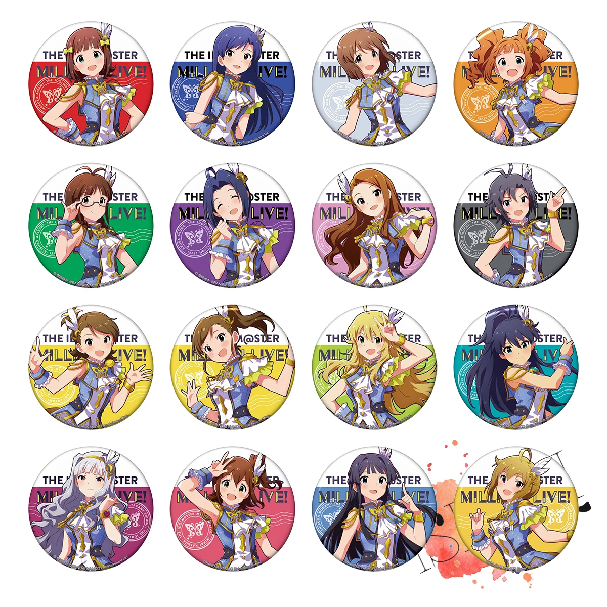 Аниме IDOLM@ STER Idolmaster Million Live! Игровой значок Lumiere Papillon Ver. Металлические значки брошь булавки