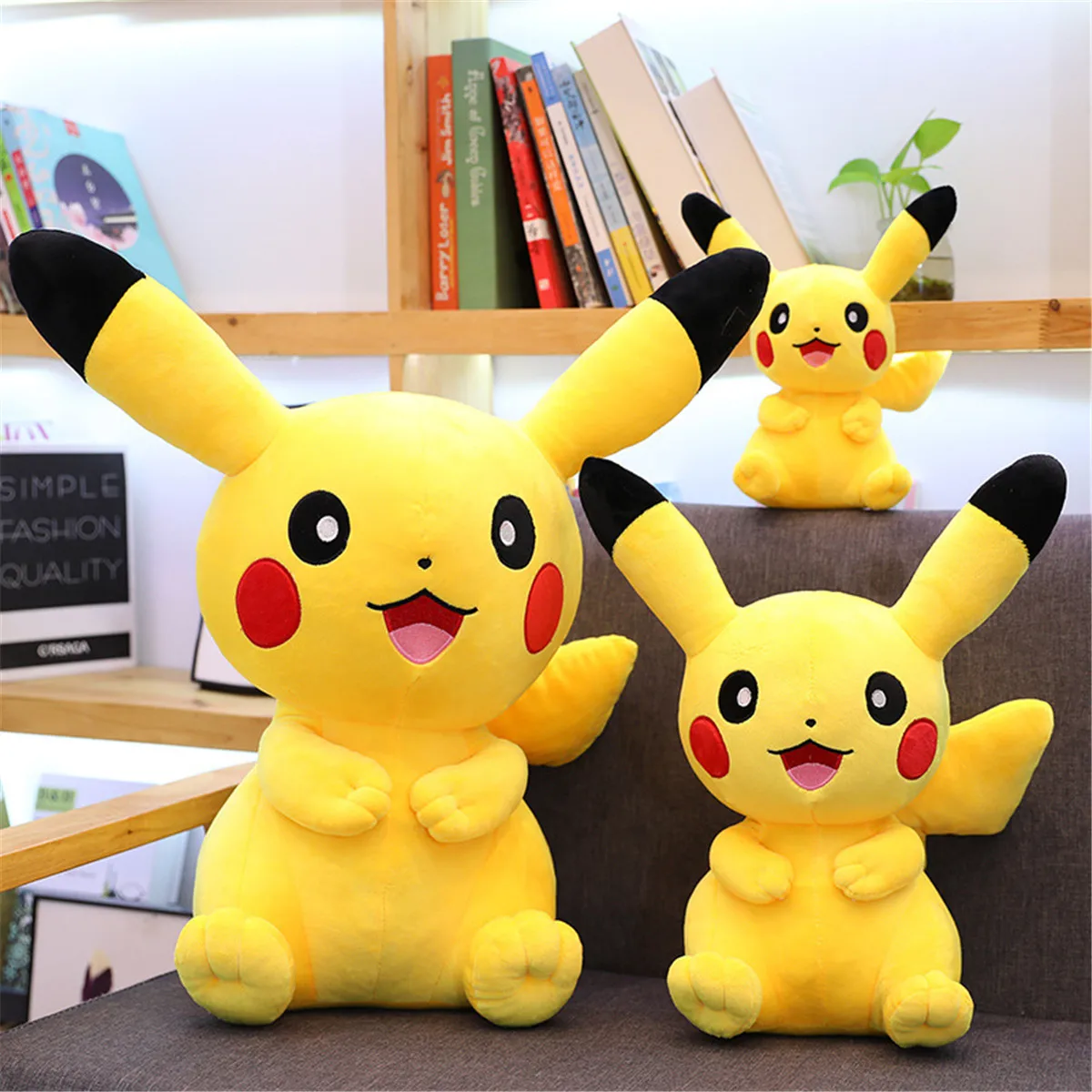 28-65 см Kawaii Pikachu плюшевые игрушки милые мягкие игрушки мультфильм Пикачу чучело животных плюшевые куклы подушка для сна детские игрушки Детский подарок