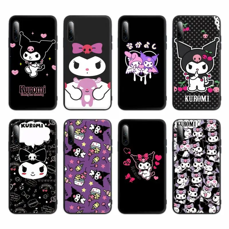 

Japan-Art-Kuromi-Cute Phone Case For Xiaomi Mi 11 9 Se Note 10 10T 9T Pro 8 Lite Silicone Cover Funda Coque