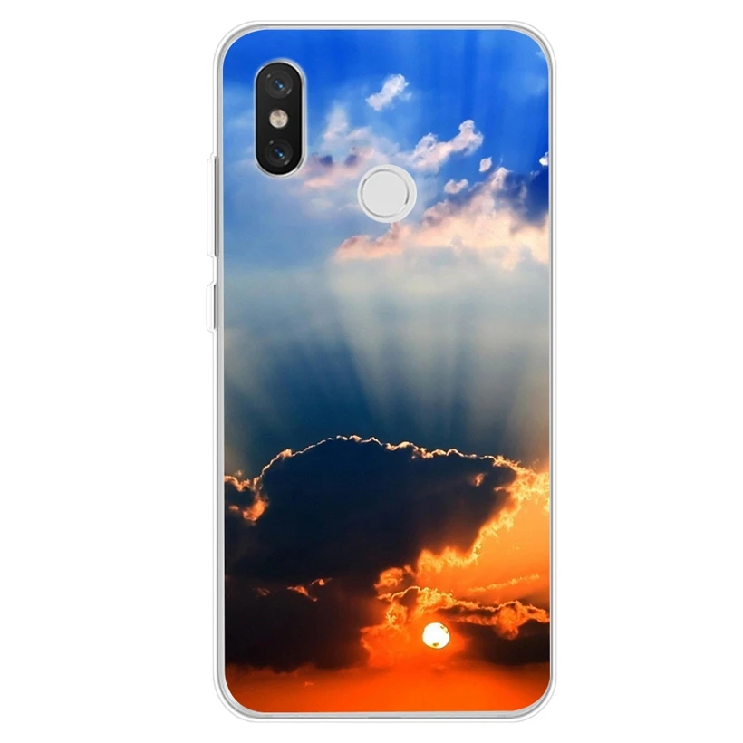 Case for Xiaomi Redmi Note 3 5 6 Pro Remi 4A 5A 6A 4X Silicone Phone Cover Landscape Pattern TPU E020 |