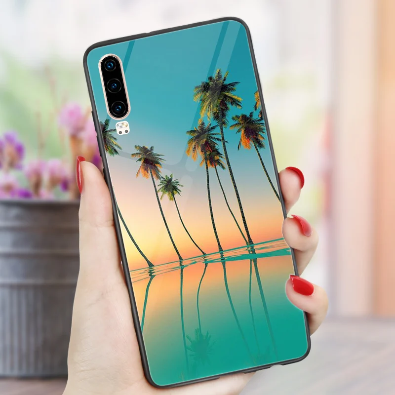 Стильный глянцевый чехол для Huawei P30 Lite P20 P10 P9 Nova 3e зеркальный телефона Pro Capa