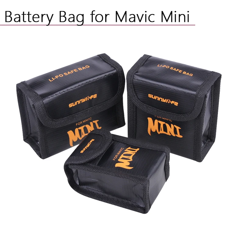 Батарея Взрывозащищенная сумка для DJI Mavic Mini защитный чехол для хранения батарея безопасная сумка пожаробезопасная защитная коробка аксессуары для дрона