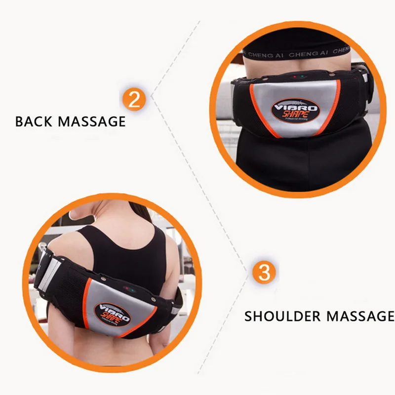 Сауна подогреваемый вибрирующий пояс для похудения ремни массажа Chinelo вибро