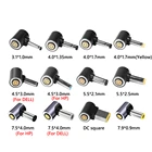 Магнитный адаптер 100 Вт USB Type C Мама на 8 контактов, Круглый адаптер питания, зарядное устройство, конвертер для Lenovo PSP DELL HP, вращающаяся головка на 360 