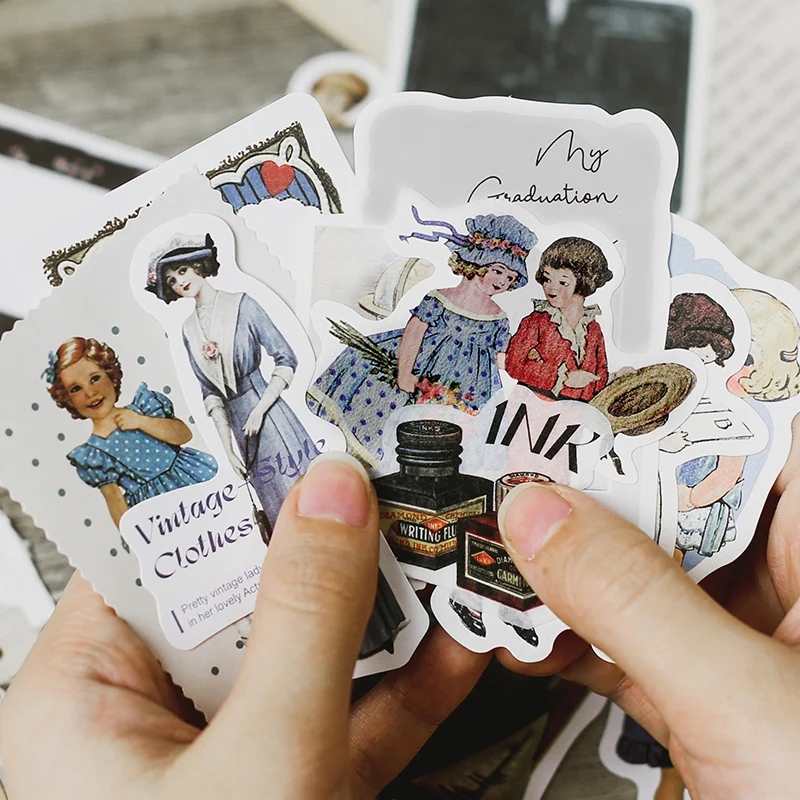 

30 шт. винтажная сказочная городская серия, материал, упаковка «сделай сам», основа для скрапбукинга, коллаж, фотореквизит, украшение