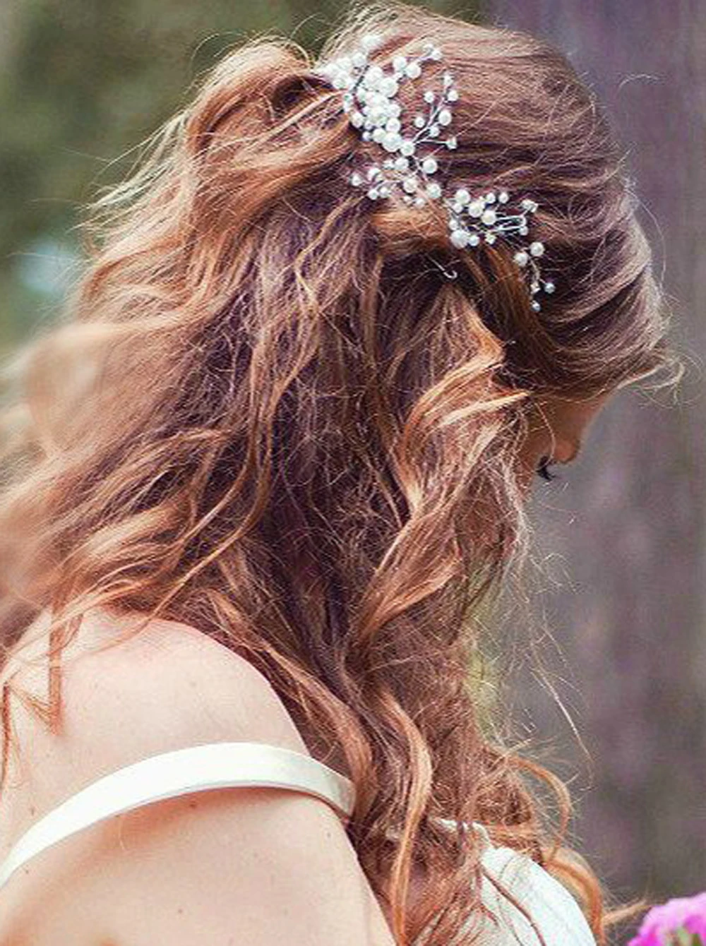 Свадебные жемчужные аксессуары для волос свадебная повязка на голову свадебные