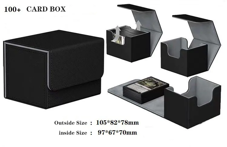 Высококачественная 100 + вместительная коробка для карт чехол коллекция