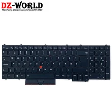 New Original DK Danish Backlit Keyboard for Lenovo Thinkpad P50 P51 P70 P71 Laptop Teclado 00PA379 00PA297