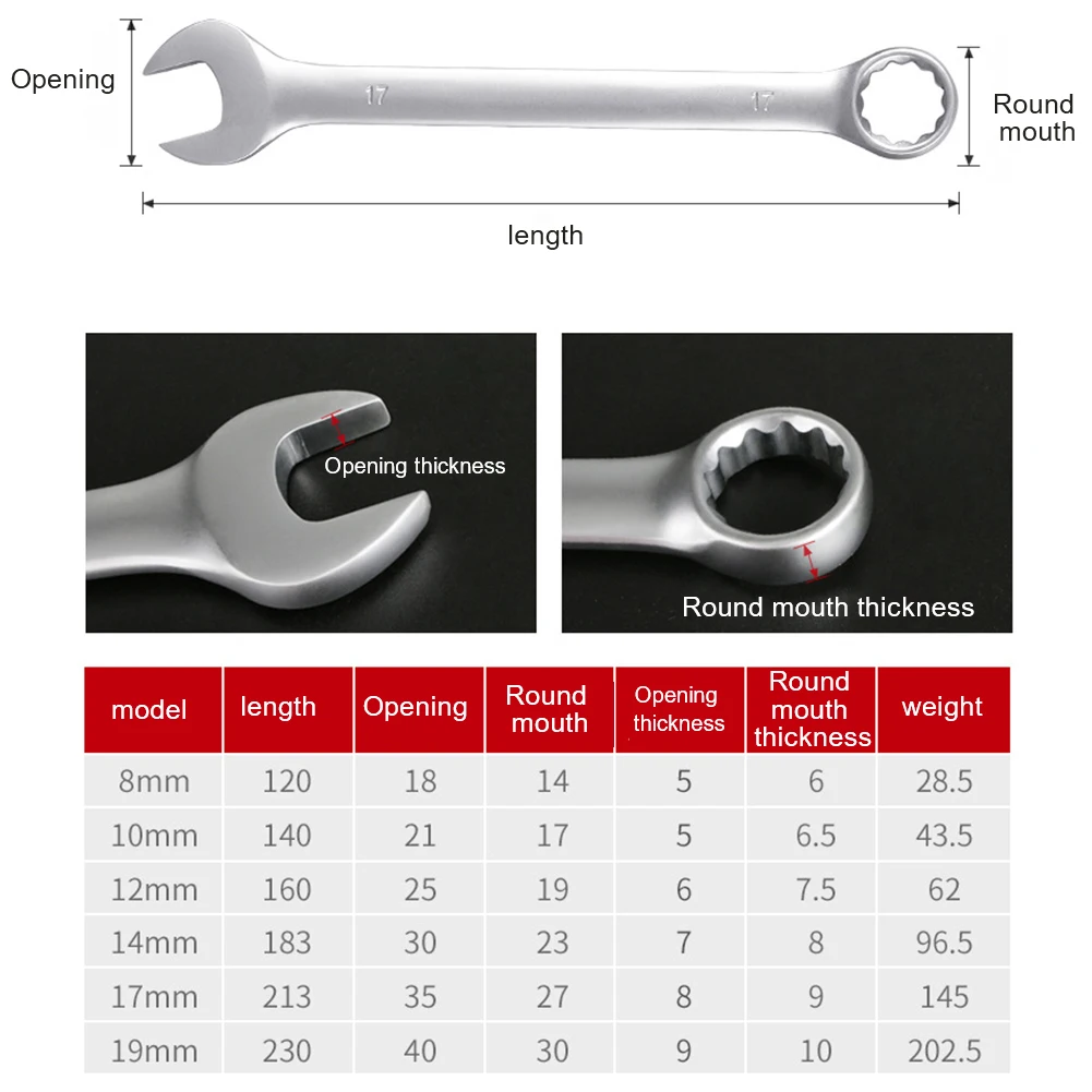 

6Pcs Ratcheting Key Wrench Set Car Repair Set Wrenches Universal Key Ratchet Spanners Wrench Sets Hand Tools Ratchet wrench Set