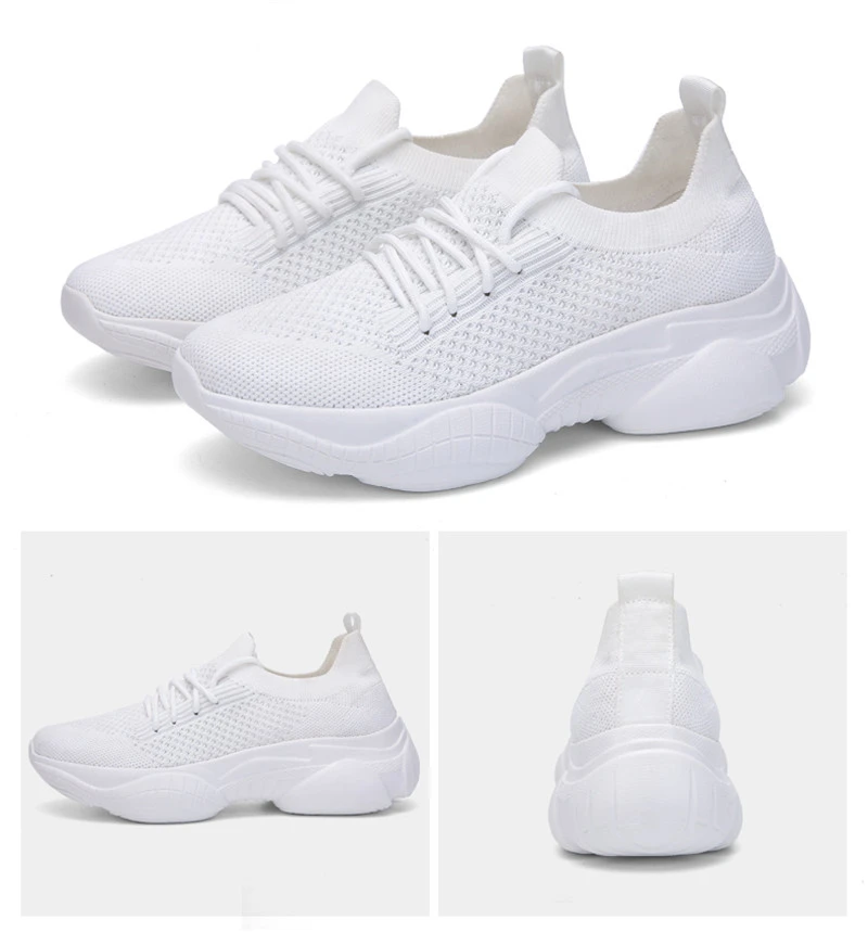 2020 модные теннисные туфли для женщин дышащие сетчатые прогулочные легкие