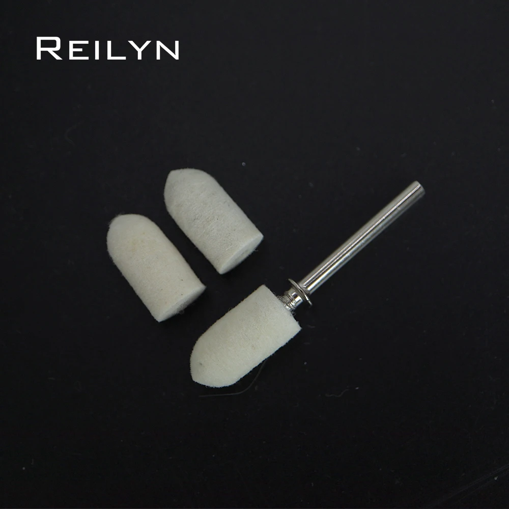 

50Pcs Wool Polishing Wheel Polishing Disc 25mm/13mm/10mm Buffing Round WheelShank 3.2mm for Dremel