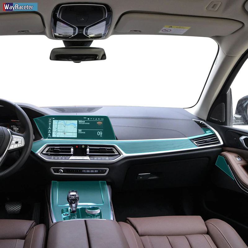 

Car Interior Anti Scratch TPU Sticker Central Console Gear Panel Navigation Screen Protective Film For BMW X7 G07 Accessories
