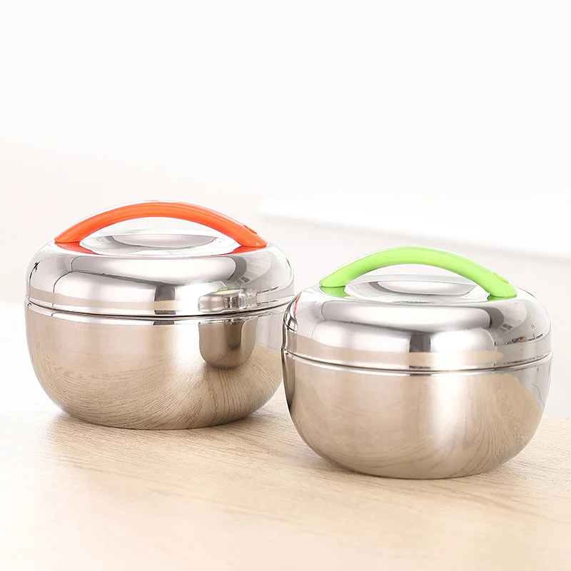 

Double Layer Lunch Box Thermal Insulated Food Container Stainless Steel Hot Bento Tableware Storage Breakfast Boxes Picnic Box